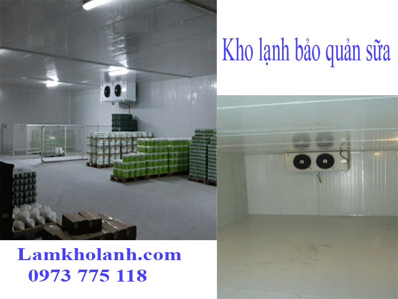 Thiết kế lắp đặt kho lạnh bảo quản sữa